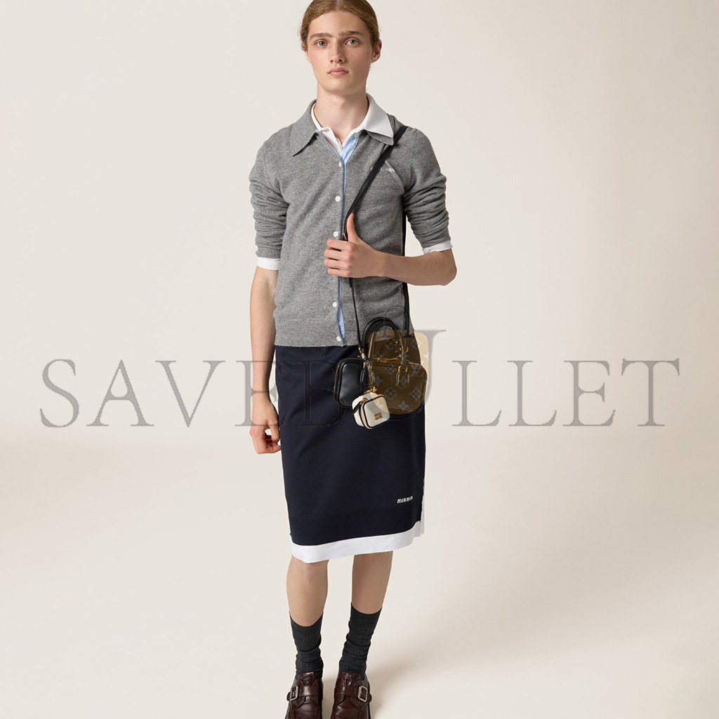M1v M1v arcadie leather mini-bag 5bp088 (19*10*5cm)